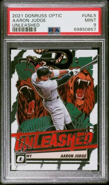 2021 Panini Donruss Optic Aaron Judge Unleashed #UNL5 card image