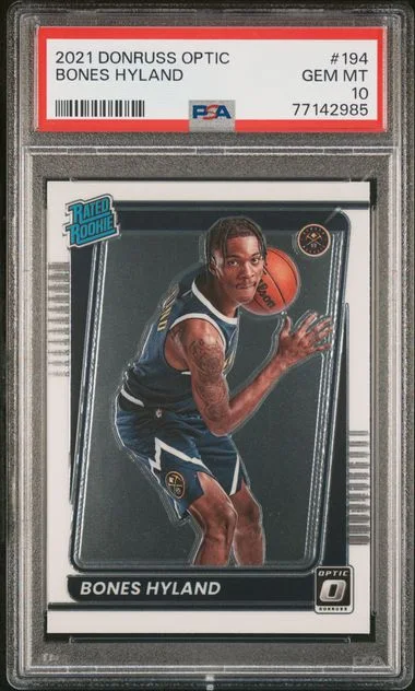 2021 Panini Donruss Optic Bones Hyland #194 card image