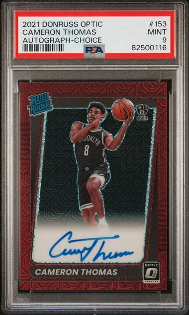 2021 Panini Donruss Optic Cameron Thomas #153 card image