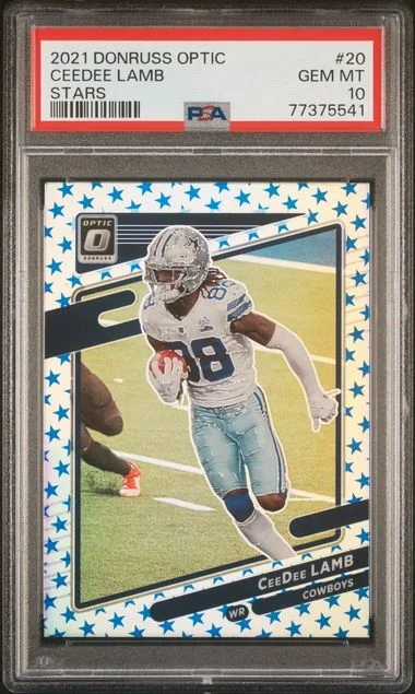 2021 Panini Donruss Optic Ceedee Lamb Stars #20 card image