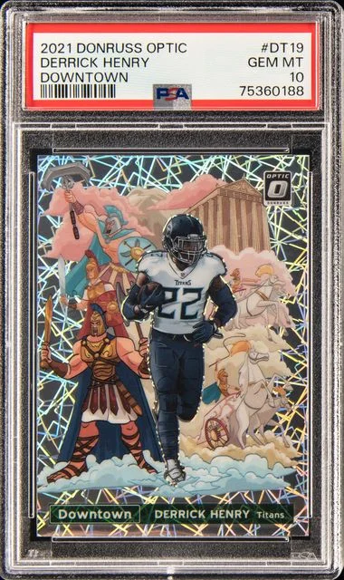 2021 Panini Donruss Optic Derrick Henry Downtown #DT19 card image