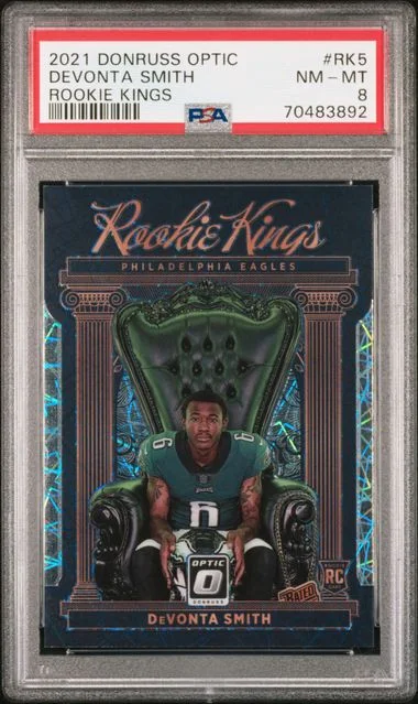 2021 Panini Donruss Optic DeVonta Smith Kings #RK-5 card image