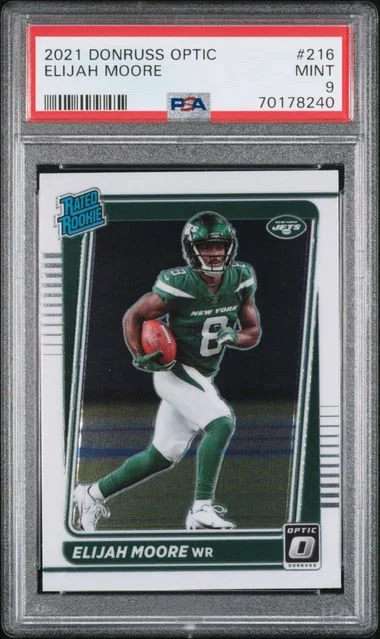 2021 Panini Donruss Optic Elijah Moore #216 card image