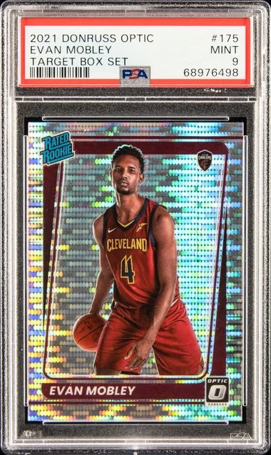 2021 Panini Donruss Optic Evan Mobley Holo #175 card image