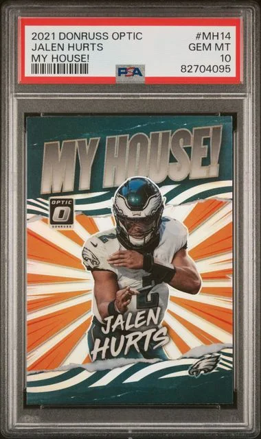 2021 Panini Donruss Optic Jalen Hurts My House! #MH14 card image