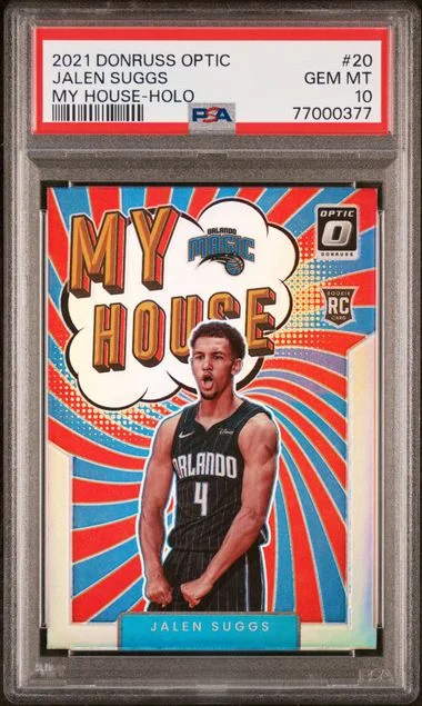 2021 Panini Donruss Optic Jalen Suggs My House #20 card image