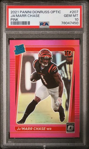 2021 Panini Donruss Optic Ja'Marr Chase #207 card image