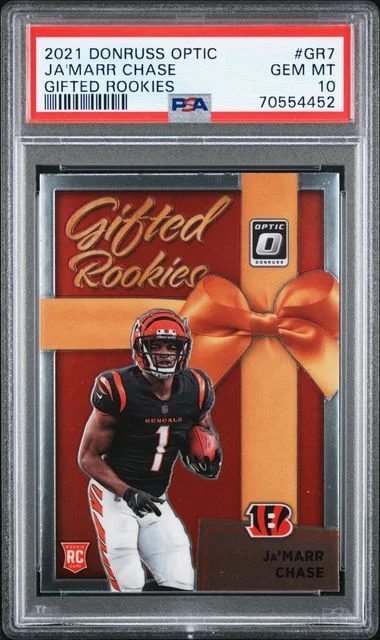2021 Panini Donruss Optic Ja'Marr Chase Gifted Rookies #GR-7 card image