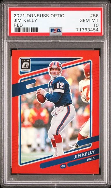 2021 Panini Donruss Optic Jim Kelly Stars #56 card image