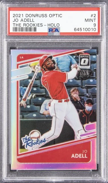 2021 Panini Donruss Optic Jo Adell The Rookies Holo #2 card image