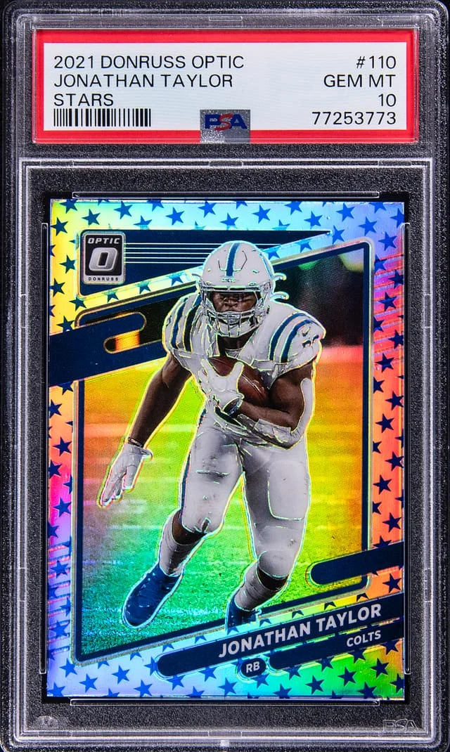 2021 Panini Donruss Optic Jonathan Taylor Stars #110 card image