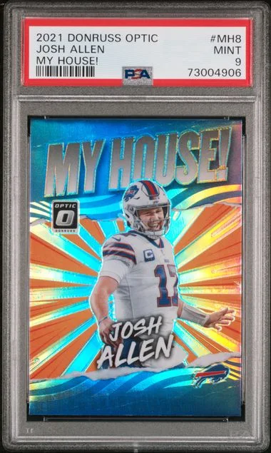 2021 Panini Donruss Optic Josh Allen My House! #MH-8 card image