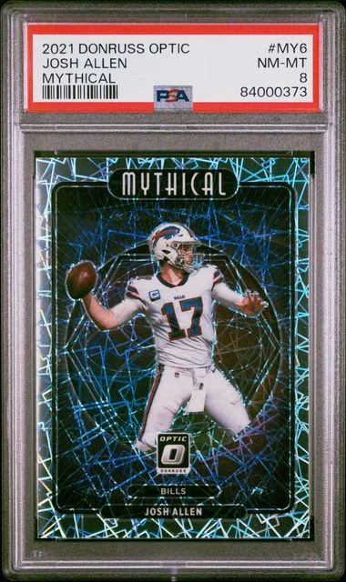 2021 Panini Donruss Optic Josh Allen Mythical #MY6 card image