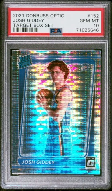 2021 Panini Donruss Optic Josh Giddey Target Box Set #152 card image