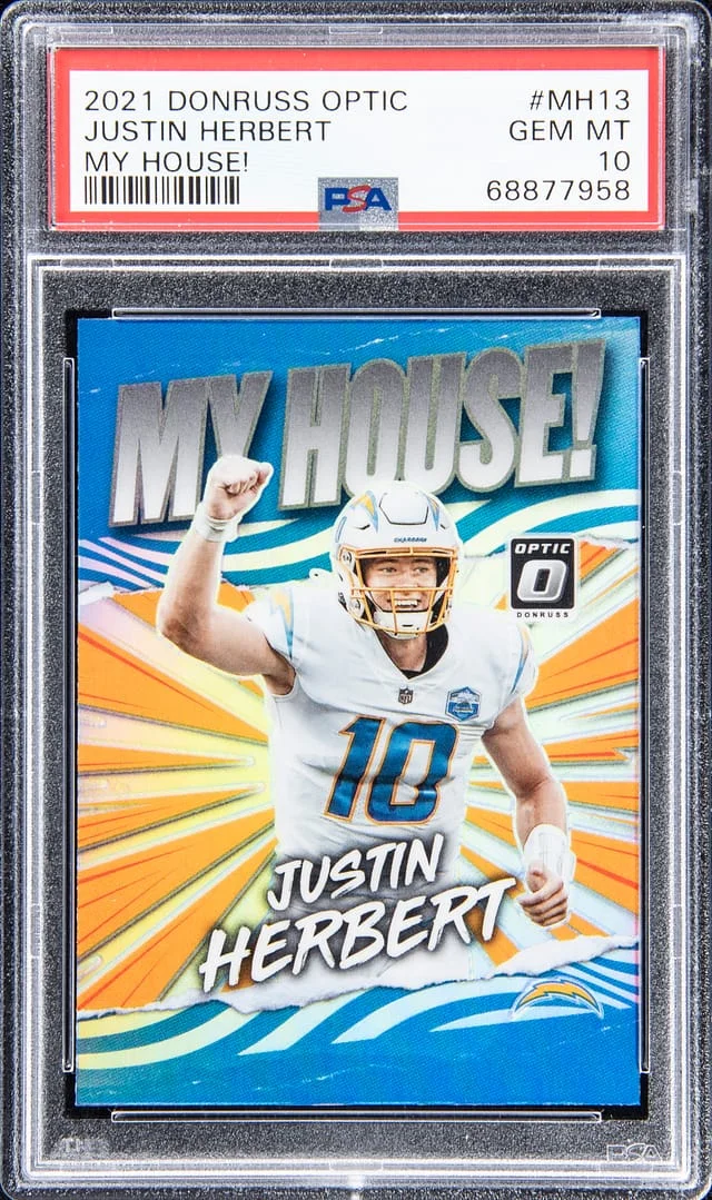2021 Panini Donruss Optic Justin Herbert My House! #MH13 card image