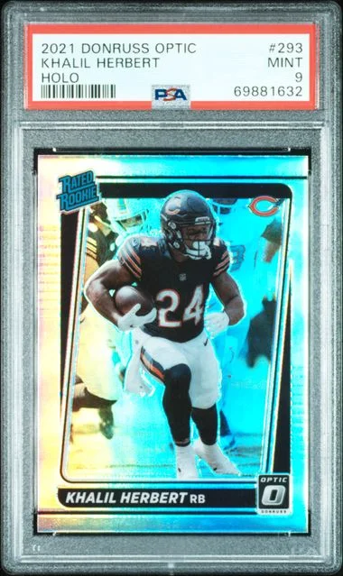 2021 Panini Donruss Optic Khalil Herbert Holo #293 card image