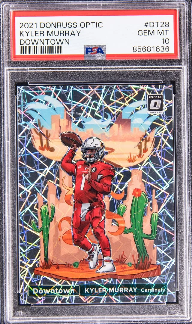2021 Panini Donruss Optic Kyler Murray Downtown #DT-28 card image