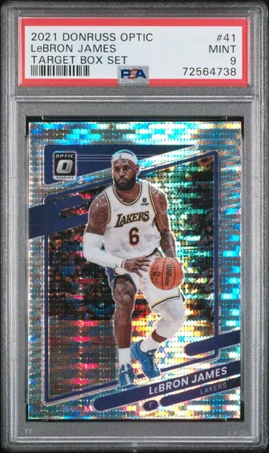 2021 Panini Donruss Optic LeBron James Target Box Set #41 card image
