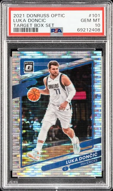2021 Panini Donruss Optic Luka Doncic Target Box Set #101 card image