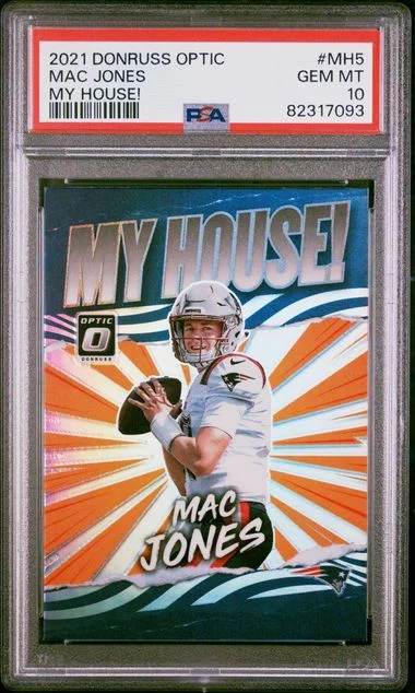 2021 Panini Donruss Optic Mac Jones My House! #MH-5 card image