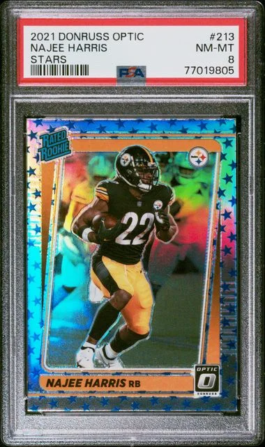 2021 Panini Donruss Optic Najee Harris Autograph-Holo #213 card image