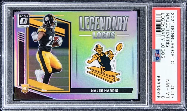 2021 Panini Donruss Optic Najee Harris Legendary Logos #LL-17 card image