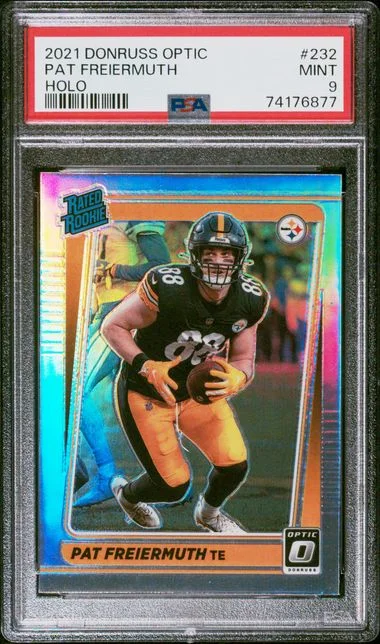 2021 Panini Donruss Optic Pat Freiermuth Rated Autographs Copper #232 card image