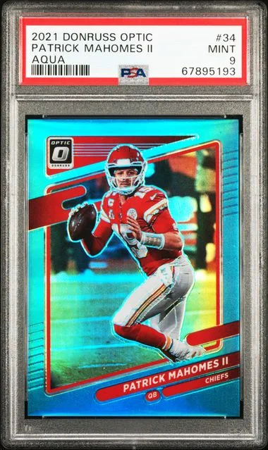 2021 Panini Donruss Optic Patrick Mahomes II Black Pandora #34 card image