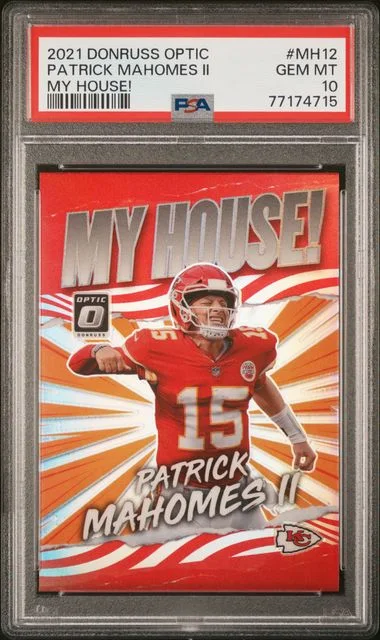 2021 Panini Donruss Optic Patrick Mahomes II My House! #MH12 card image