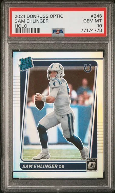 2021 Panini Donruss Optic Sam Ehlinger Holo #246 card image