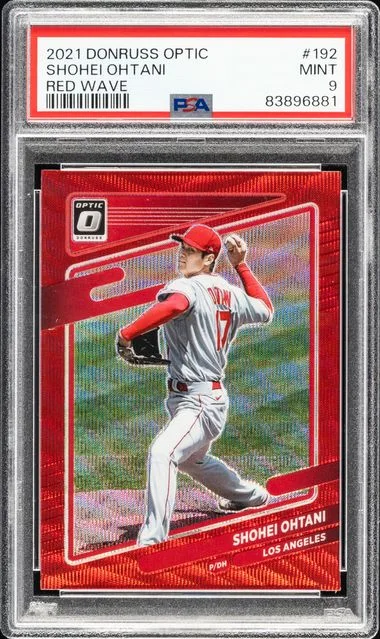 2021 Panini Donruss Optic Shohei Ohtani Black #192 card image