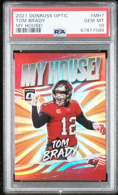 2021 Panini Donruss Optic Tom Brady My House! #MH-7 card image