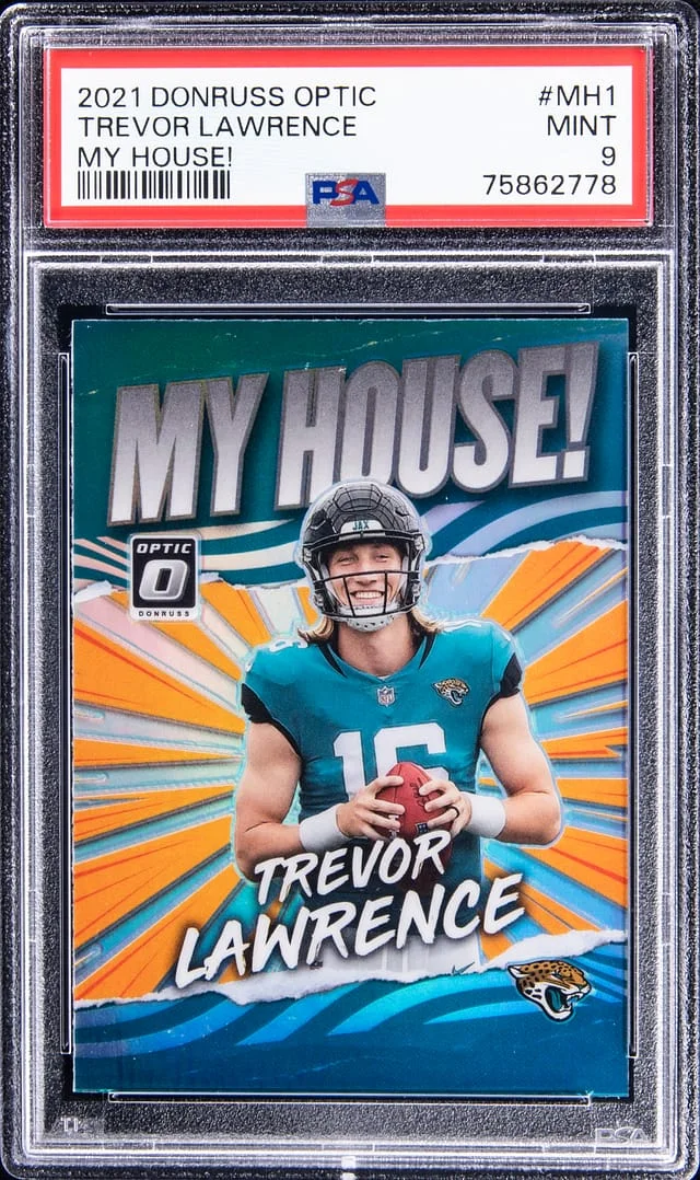 2021 Panini Donruss Optic Trevor Lawrence My House! #MH-1 card image
