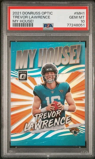2021 Panini Donruss Optic Trevor Lawrence My House! #MH1 card image