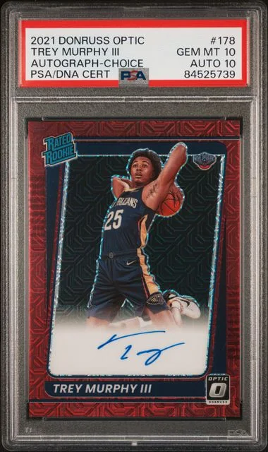 2021 Panini Donruss Optic Trey Murphy III Autograph-Choice #178 card image