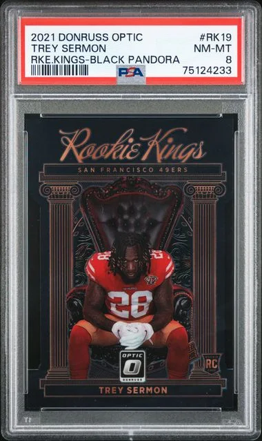 2021 Panini Donruss Optic Trey Sermon Kings Black Pandora #RK-19 card image