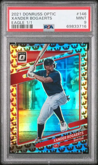2021 Panini Donruss Optic Xander Bogaerts Eagle #146 card image