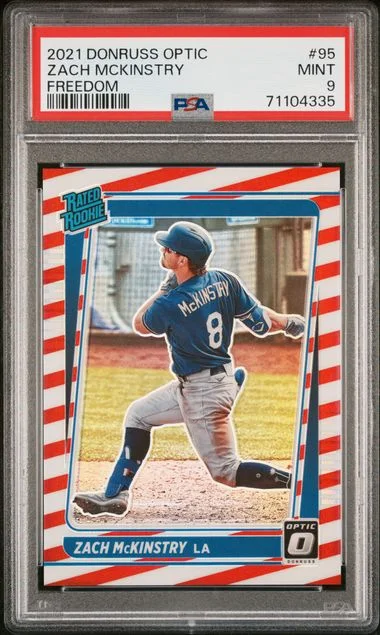 2021 Panini Donruss Optic Zach McKinstry Rated Freedom #95 card image