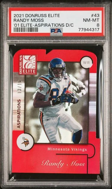2021 Panini Donruss Randy Moss Elite 2001 Elite #43 card image