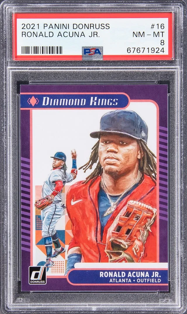 2021 Panini Donruss Ronald Acuna Jr. #16 card image