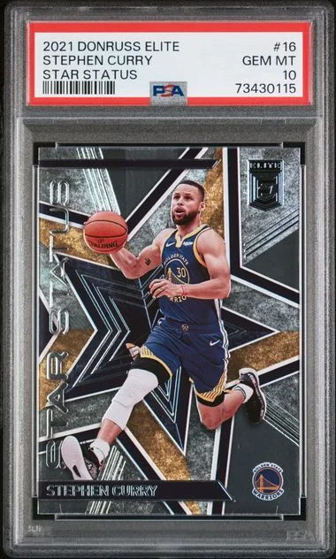2021 Panini Donruss Stephen Curry Elite Star Status #16 card image