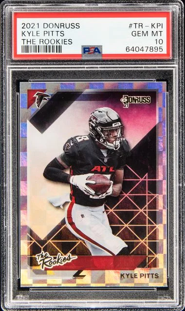 2021 Panini Donruss The Rookies Tr-Kpi Kyle Pitts #no-number card image