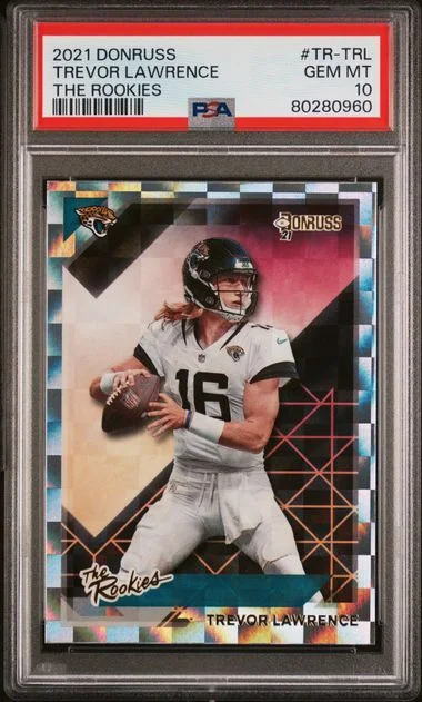2021 Panini Donruss The Rookies Tr-Trl Trevor Lawrence #no-number card image