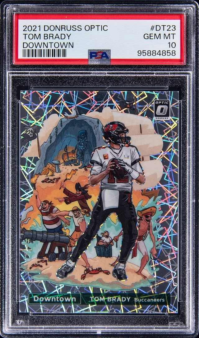 2021 Panini Donruss Tom Brady Downtown #DT23 card image