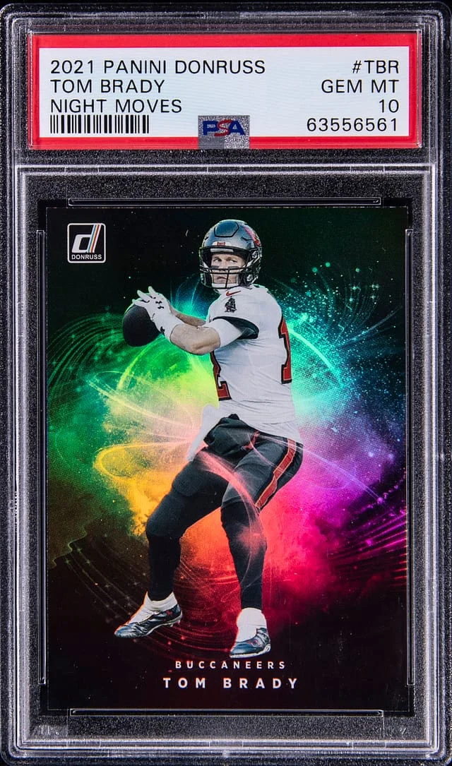 2021 Panini Donruss Tom Brady Night Moves #NM-TBR card image