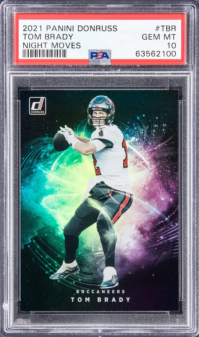 2021 Panini Donruss Tom Brady Night Moves #TBR card image