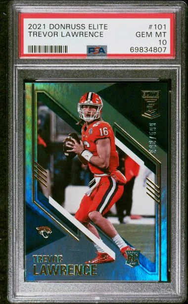 2021 Panini Donruss Trevor Lawrence Elite #101 card image