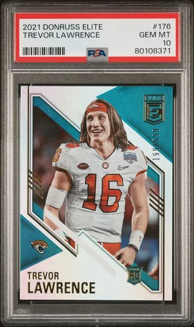 2021 Panini Donruss Trevor Lawrence Elite #176 card image