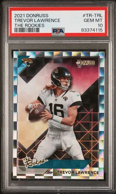 2021 Panini Donruss Trevor Lawrence The Rookies #TR-TRL card image
