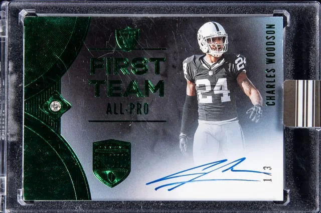 2021 Panini Eminence Charles Woodson First Team All Pro #FTS-CW card image